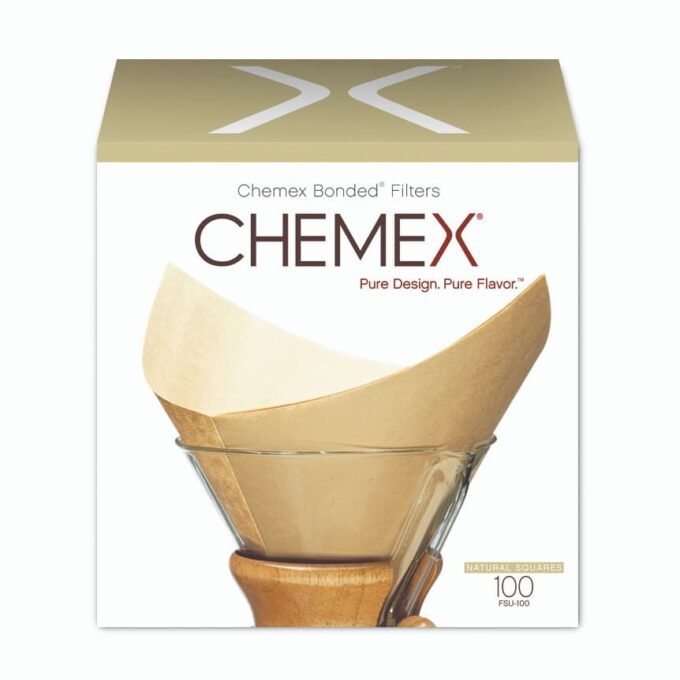 100 filtres naturels Chemex (6-10 tasses)